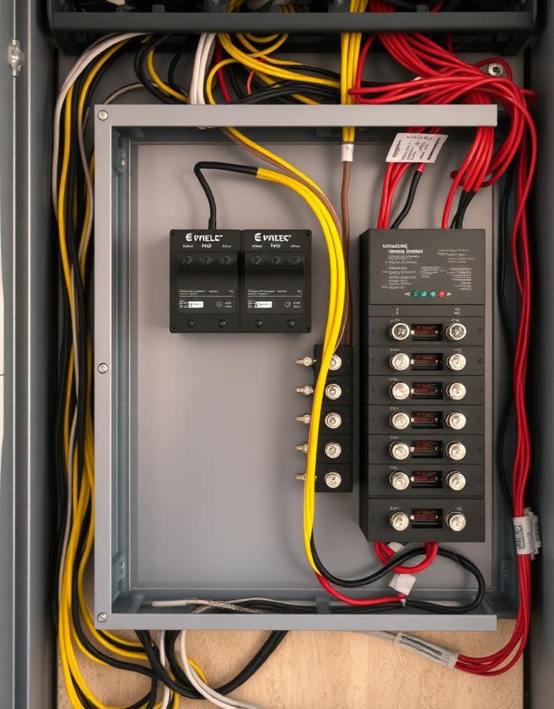 Modern electrical panel installation in Brooklyn home